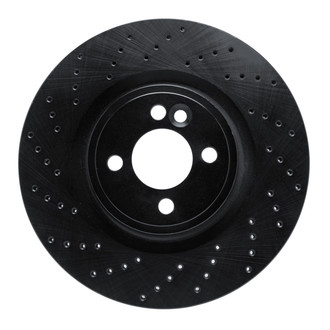 R1 Concepts® - eLINE Black Series™ Drilled 1-Piece Brake Rotor