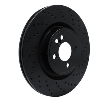 R1 Concepts® - eLINE Black Series™ Drilled 1-Piece Brake Rotor