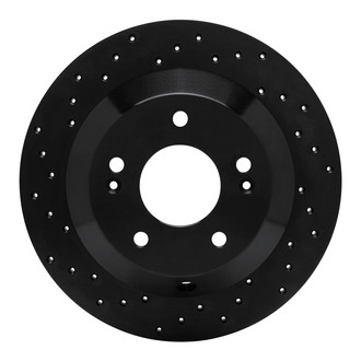 R1 Concepts® - eLINE Black Series™ Drilled 1-Piece Brake Rotor