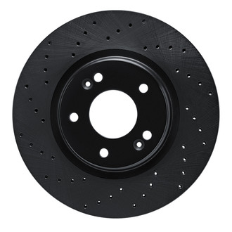 R1 Concepts® - eLINE Black Series™ Drilled 1-Piece Brake Rotor