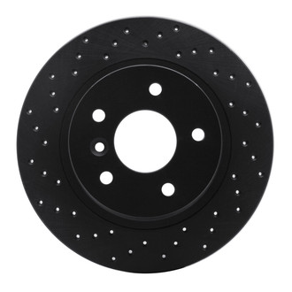 R1 Concepts® - eLINE Black Series™ Drilled 1-Piece Brake Rotor