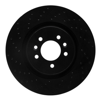R1 Concepts® - eLINE Black Series™ Drilled 1-Piece Front Brake Rotor