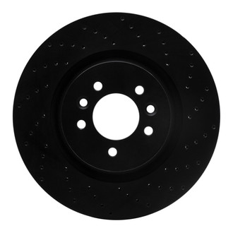 R1 Concepts® - eLINE Black Series™ Drilled 1-Piece Front Brake Rotor