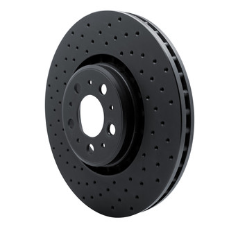 R1 Concepts® - eLINE Black Series™ Drilled 1-Piece Brake Rotor