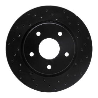 R1 Concepts® - eLINE Black Series™ Drilled 1-Piece Brake Rotor