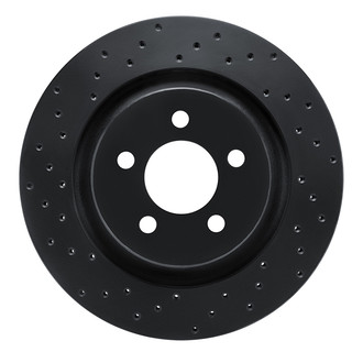 R1 Concepts® - eLINE Black Series™ Drilled 1-Piece Brake Rotor