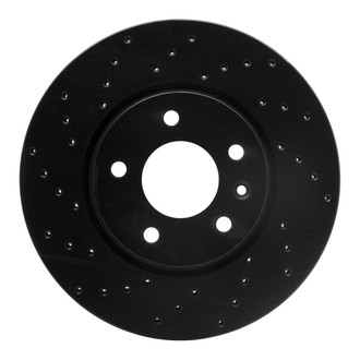 R1 Concepts® - eLINE Black Series™ Drilled 1-Piece Front Brake Rotor