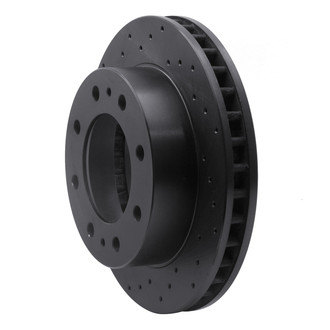 R1 Concepts® - eLINE Black Series™ Drilled 1-Piece Front Brake Rotor