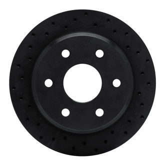 R1 Concepts® - eLINE Black Series™ Drilled 1-Piece Rear Brake Rotor