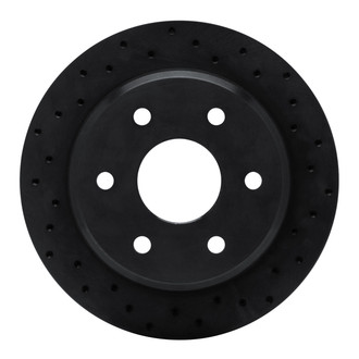 R1 Concepts® - eLINE Black Series™ Drilled 1-Piece Rear Brake Rotor