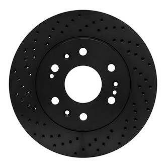 R1 Concepts® - eLINE Black Series™ Drilled 1-Piece Front Brake Rotor