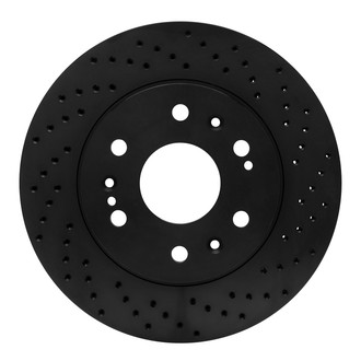 R1 Concepts® - eLINE Black Series™ Drilled 1-Piece Front Brake Rotor
