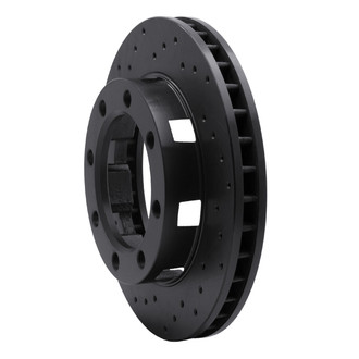 R1 Concepts® - eLINE Black Series™ Drilled 1-Piece Front Brake Rotor
