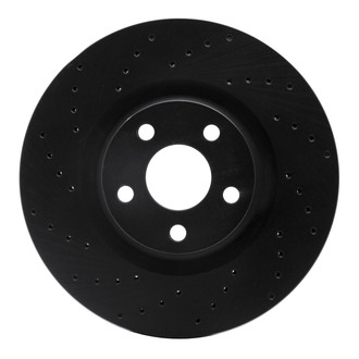 R1 Concepts® - eLINE Black Series™ Drilled 1-Piece Brake Rotor