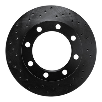 R1 Concepts® - eLINE Black Series™ Drilled 1-Piece Front Brake Rotor