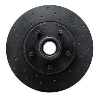 R1 Concepts® - eLINE Black Series™ Drilled 1-Piece Front Brake Rotor
