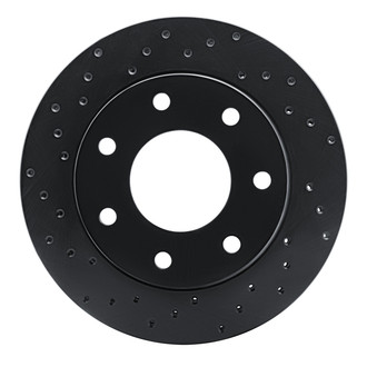 R1 Concepts® - eLINE Black Series™ Drilled 1-Piece Front Brake Rotor