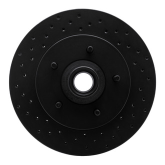 R1 Concepts® - eLINE Black Series™ Drilled 1-Piece Front Brake Rotor