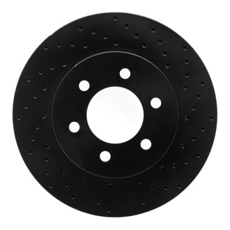 R1 Concepts® - eLINE Black Series™ Drilled 1-Piece Front Brake Rotor