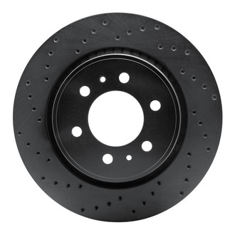 R1 Concepts® - eLINE Black Series™ Drilled 1-Piece Brake Rotor