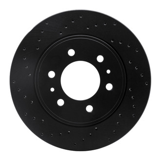 R1 Concepts® - eLINE Black Series™ Drilled 1-Piece Front Brake Rotor