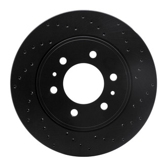 R1 Concepts® - eLINE Black Series™ Drilled 1-Piece Front Brake Rotor