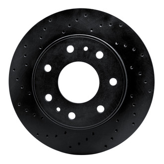 R1 Concepts® - eLINE Black Series™ Drilled 1-Piece Front Brake Rotor