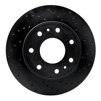 R1 Concepts® - eLINE Black Series™ Drilled 1-Piece Front Brake Rotor