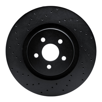 R1 Concepts® - eLINE Black Series™ Drilled 1-Piece Front Brake Rotor