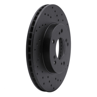 R1 Concepts® - eLINE Black Series™ Drilled 1-Piece Front Brake Rotor