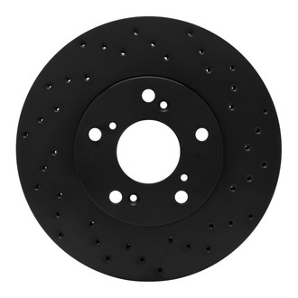R1 Concepts® - eLINE Black Series™ Drilled 1-Piece Front Brake Rotor