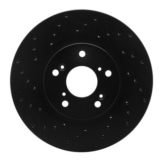 R1 Concepts® - eLINE Black Series™ Drilled 1-Piece Front Brake Rotor
