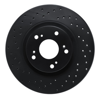 R1 Concepts® - eLINE Black Series™ Drilled 1-Piece Front Brake Rotor