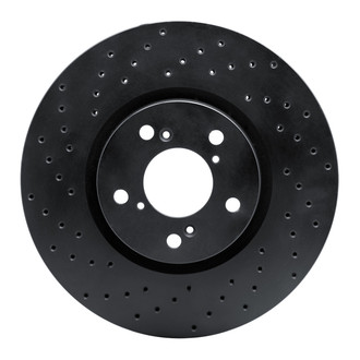 R1 Concepts® - eLINE Black Series™ Drilled 1-Piece Front Brake Rotor