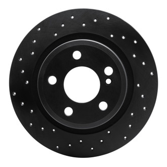 R1 Concepts® - eLINE Black Series™ Drilled 1-Piece Brake Rotor
