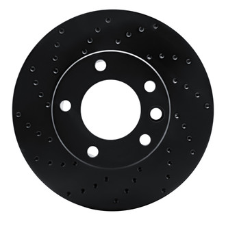 R1 Concepts® - eLINE Black Series™ Drilled 1-Piece Front Brake Rotor