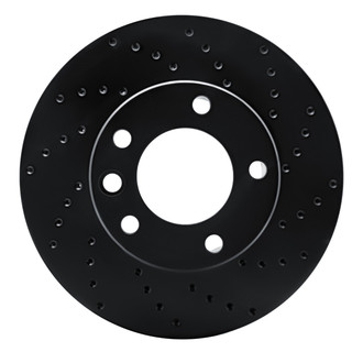 R1 Concepts® - eLINE Black Series™ Drilled 1-Piece Front Brake Rotor