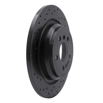 R1 Concepts® - eLINE Black Series™ Drilled 1-Piece Rear Brake Rotor