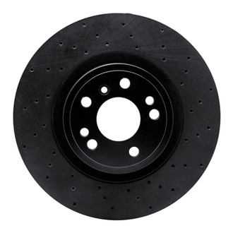 R1 Concepts® - eLINE Black Series™ Drilled 1-Piece Front Brake Rotor