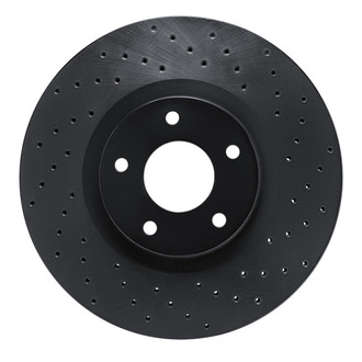 R1 Concepts® - eLINE Black Series™ Drilled 1-Piece Front Brake Rotor