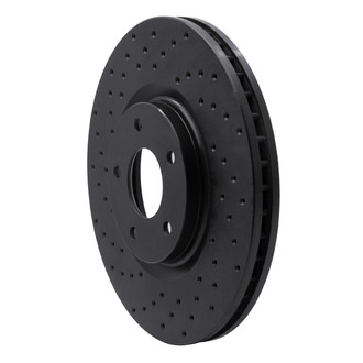 R1 Concepts® - eLINE Black Series™ Drilled 1-Piece Front Brake Rotor