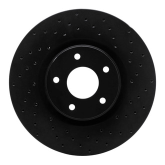 R1 Concepts® - eLINE Black Series™ Drilled 1-Piece Front Brake Rotor