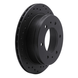 R1 Concepts® - eLINE Black Series™ Drilled 1-Piece Rear Brake Rotor