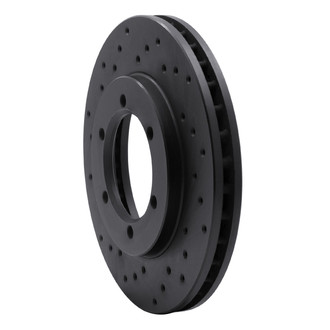 R1 Concepts® - eLINE Black Series™ Drilled 1-Piece Front Brake Rotor