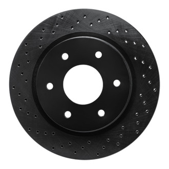 R1 Concepts® - eLINE Black Series™ Drilled 1-Piece Brake Rotor