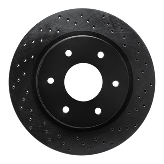 R1 Concepts® - eLINE Black Series™ Drilled 1-Piece Brake Rotor
