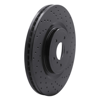 R1 Concepts® - eLINE Black Series™ Drilled 1-Piece Front Brake Rotor