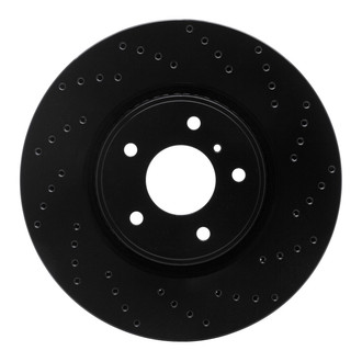 R1 Concepts® - eLINE Black Series™ Drilled 1-Piece Front Brake Rotor