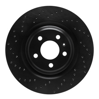 R1 Concepts® - eLINE Black Series™ Drilled 1-Piece Brake Rotor