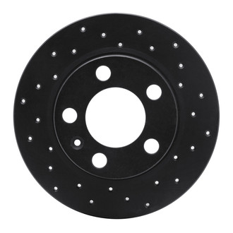 R1 Concepts® - eLINE Black Series™ Drilled 1-Piece Rear Brake Rotor